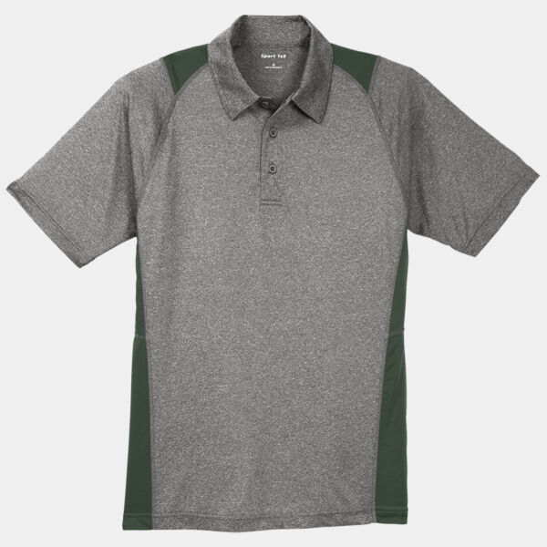 Heather Colorblock Contender  Polo Thumbnail