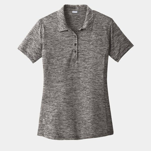 Ladies PosiCharge ® Electric Heather Polo Thumbnail