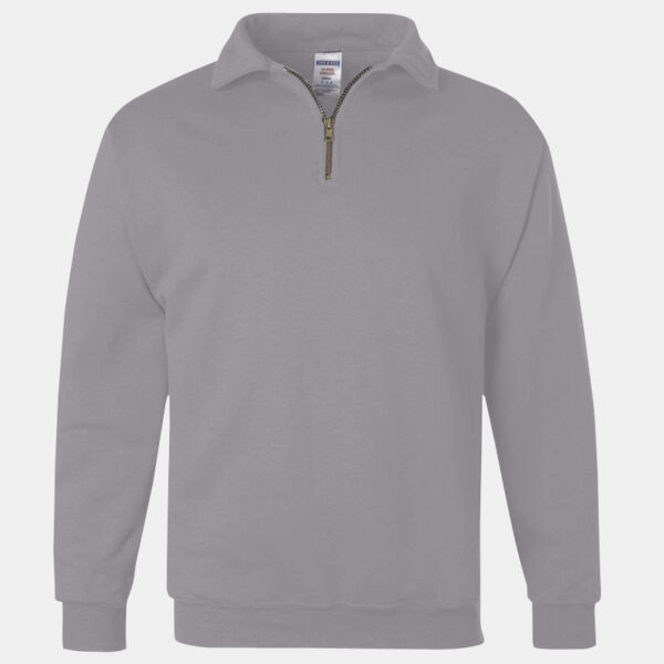 Nublend® Cadet Collar Quarter-Zip Sweatshirt Thumbnail