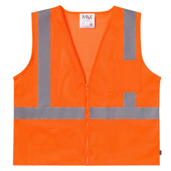 Class 2 Mesh Vest, Safety Orange Thumbnail