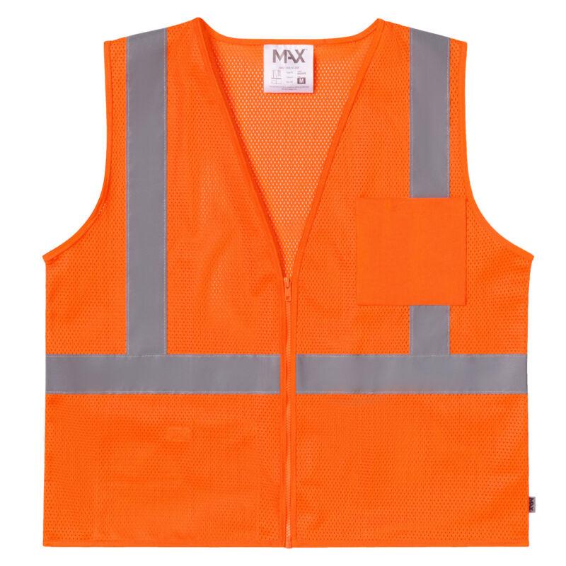Class 2 Mesh Vest, Safety Orange Thumbnail