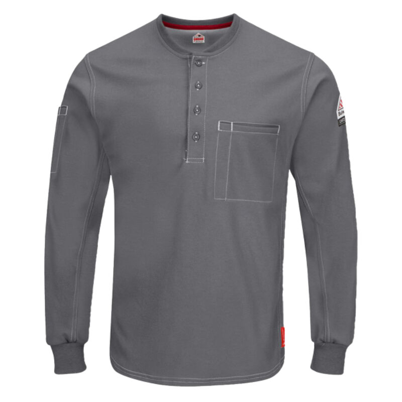 iQ Series® Plus Long Sleeve Henley Thumbnail