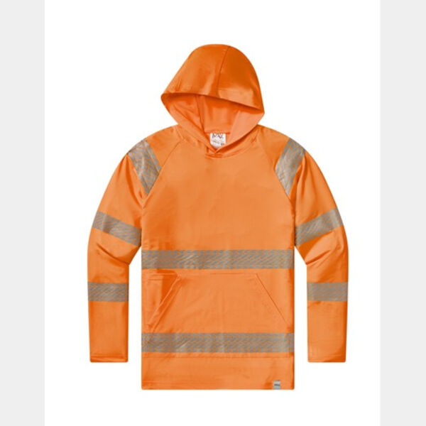 Class 3 UPF50 Orange Hooded T-Shirt Thumbnail